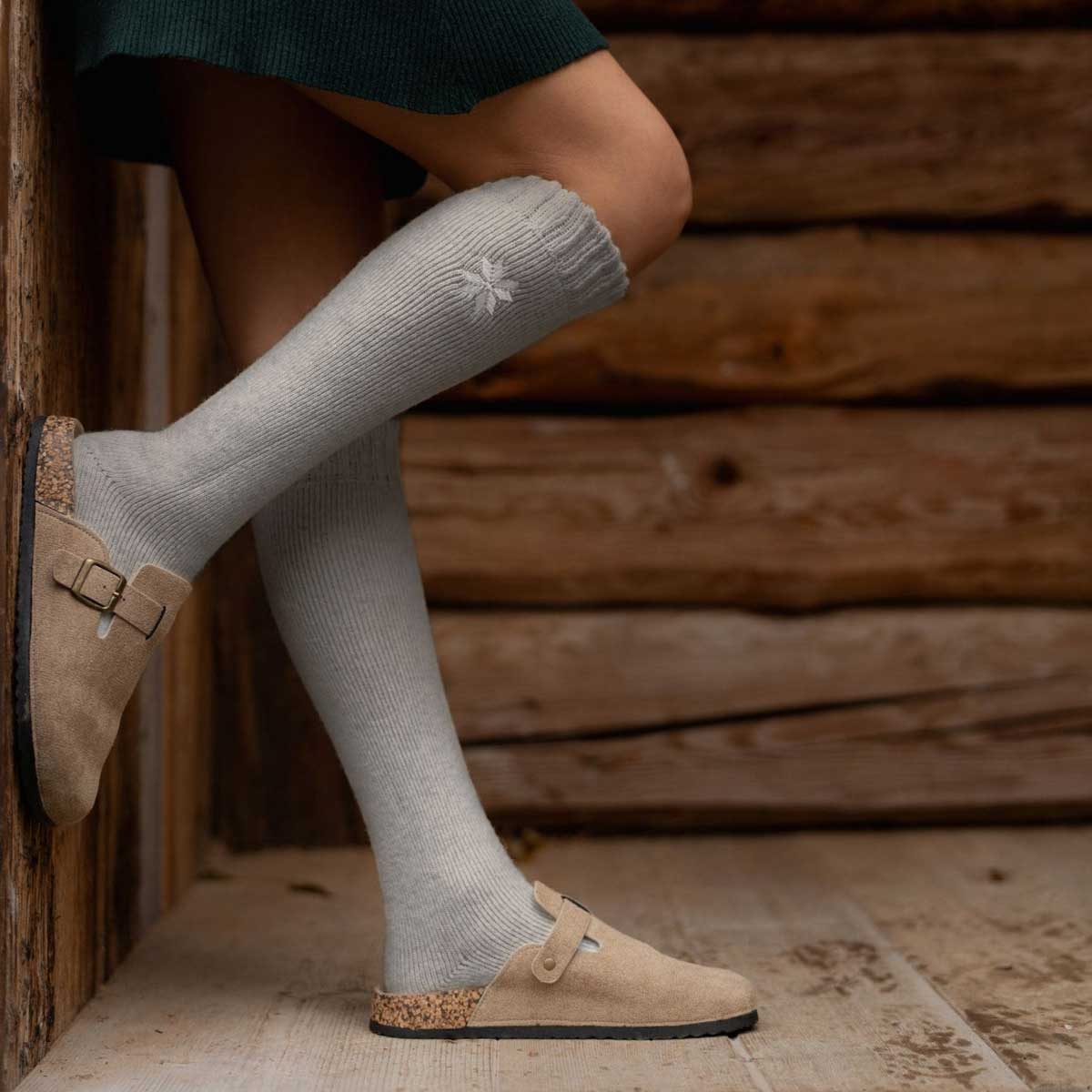 Charcoal Kniesocken (2 Paar) - Image 5
